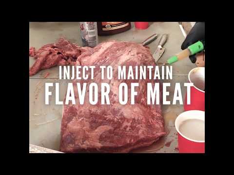 43 Seconds to Better BBQ: Brisket Injection