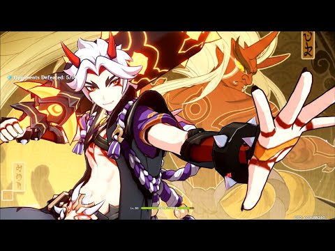 Testing Out How Good Arataki Itto is in Genshin Impact - Test Run Hanamizaka Heroics