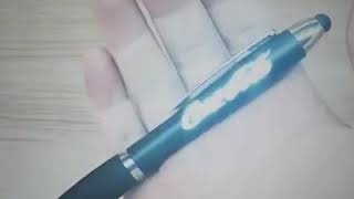 Svietiace dotykové pero stylus s gravírovaním LT87778