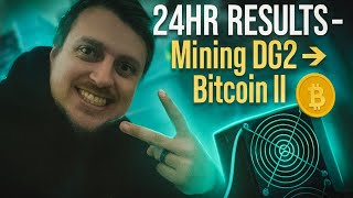 24hr Mining Results DG2 Bitcoin ii