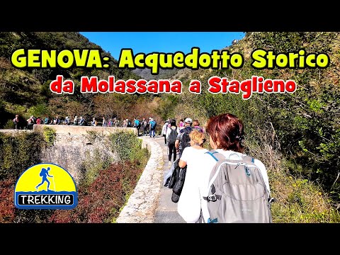 GENOVA: Acquedotto Storico - da Molassana a Staglieno - di Sergio Colombini (Video 4K)