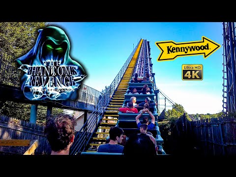 June 2022 Phantom's Revenge Roller Coaster Back Seat On Ride 4K POV Kennywood