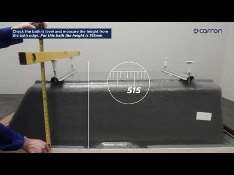 Video: How to fit a Carron Bathrooms bath - Quantum Integra