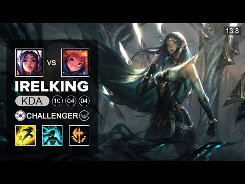 Irelking vs Faker - Irelia vs Zoe Mid - KR Challenger - Patch 13.8 Season 13