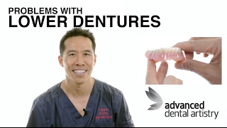 Problems with lower dentures
