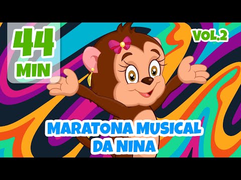 Maratona Musical da Nina Vol.2 - Giramille 44 min | Desenho Animado Musical