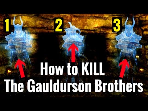 How to KILL the 3 Brothers! - Reforge the Gaulder Amulet (Forbidden Legend Quest) | Skyrim Remastere