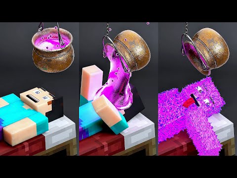 The Most Refreshing Minecraft Simulations 🔥 3D Physics Showcase
