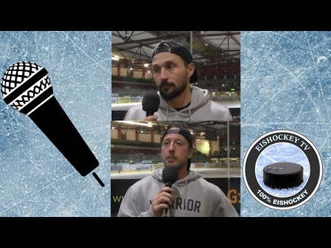 Interview Ackers, Krüger I Testspiel Herner EV Miners - Eisadler Dortmund