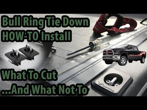How To Install Bull Ring Tie Downs RAM