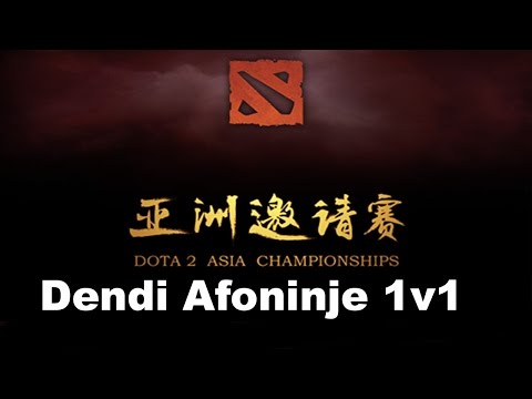 Dendi vs Afoninje 1v1 Solo DAC Dota 2