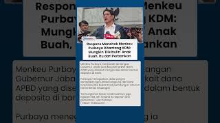 KDM Sebut Pemprov Jabar Tak Simpan Dana di Bank, Menkeu Purbaya: Kemungkinan 'Dikibulin' Anak Buah