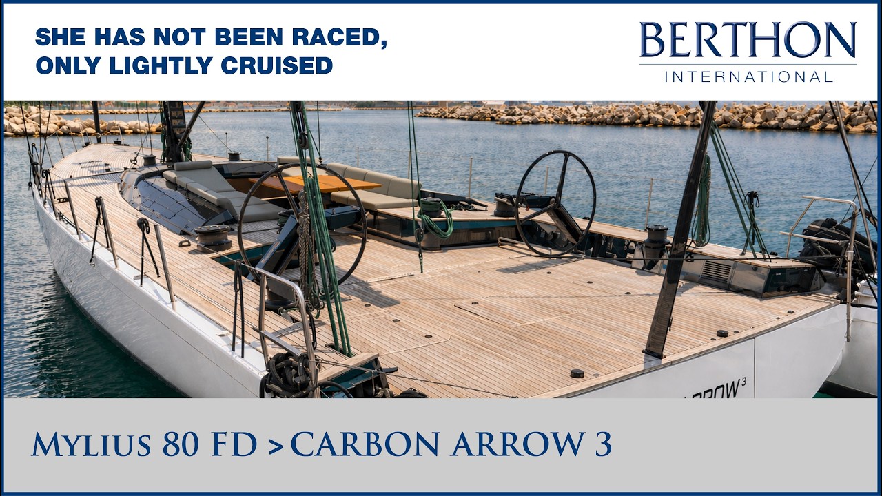 Mylius 80 FD (CARBON ARROW 3), with Ben Cooper - Yacht for Sale - Berthon International