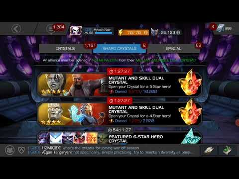 MCOC 6*×1 CRYSTAL OPENING GUYS