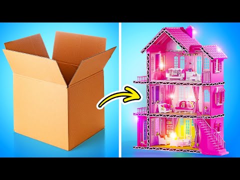 DIY Doll House for Barbie 💖 Best Doll Crafts by Cool Tool & Cool Tool WOW