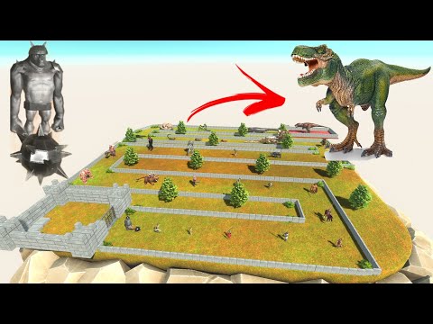 Shaterilla vs All Unit Death Run - Animal Revolt Battle Simulator