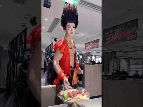 Dragon King Nezha: They'll Serve's You specially!!🐉 #nezha2 #foryou #food #cosplay #anime #shorts