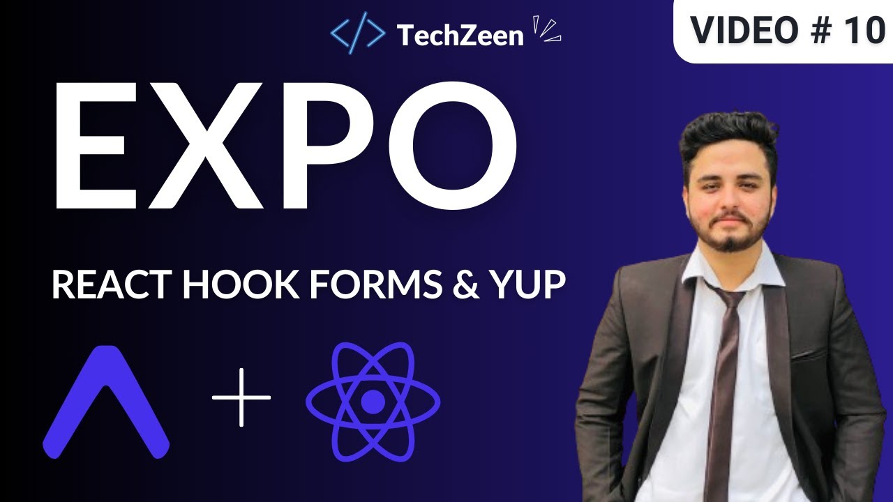 React Native Expo #10: React Hook Form & Yup | Form State Management & Validation | 2024