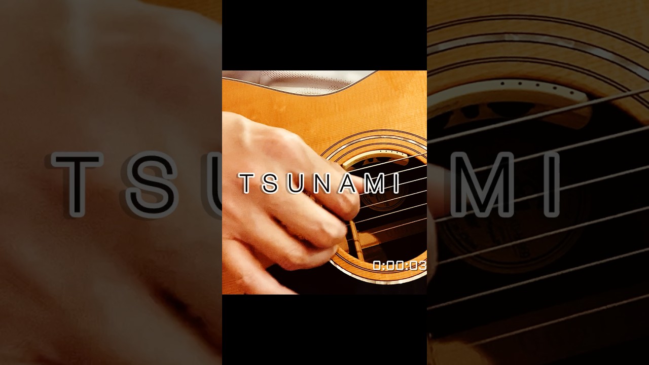 サザンオールスターズ／TSUNAMI(ソロギター弾いてみた🎸) 2021.8.16. #fingerstyle #ソロギター #tsunami #サザンオールスターズ