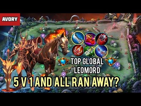 5v1? No Problem!! [Top Global Leomord] Avory - Mobile Legends