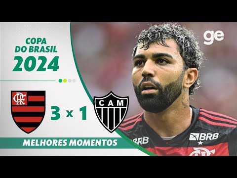 Gols e lances de Flamengo x Atlético Mineiro
