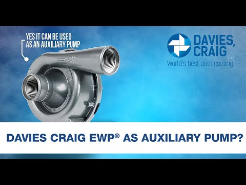 Using a Davies Craig Remote Electric Water Pump as an Auxiliary Pump