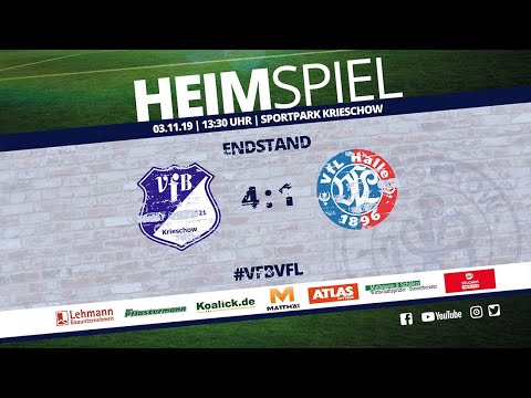 Die Tore aus dem Spiel VfB 1921 Krieschow vs. VfL Halle