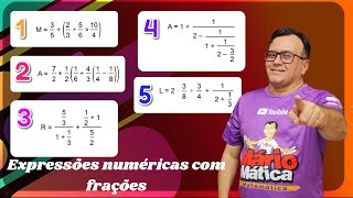 Numerical expressions with fractions - Exercise resolution