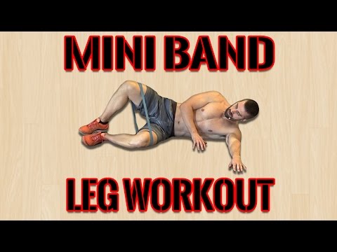 Follow Along Leg Workout Using ONLY Mini Bands