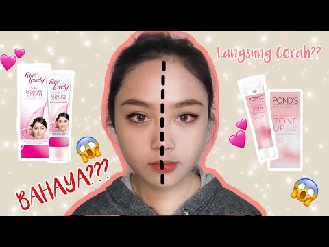 REVIEW & First Impression | Fair & Lovely powder Cream | POND'S Instabright Tone Up Milk Cream