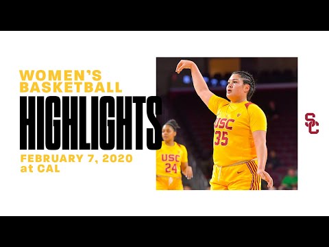 Women's Basketball: USC 75, Cal 67 - Highlights 02/07/20