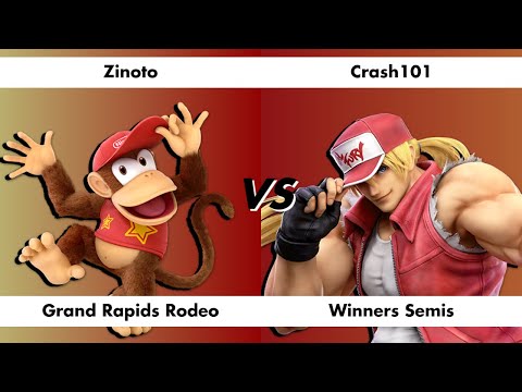 Zinoto (Diddy Kong) vs Crash101 (Terry) Grand Rapids Rodeo Winners Semis