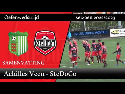 Samenvatting Achilles Veen - SteDoCo (07/01/23, oefenwedstrijd)