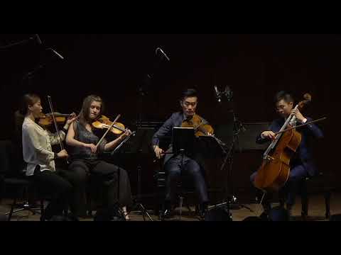 Rolston String Quartet performs II. Assez vif et bien rythmé from String Quartet in G Minor, Op. 10