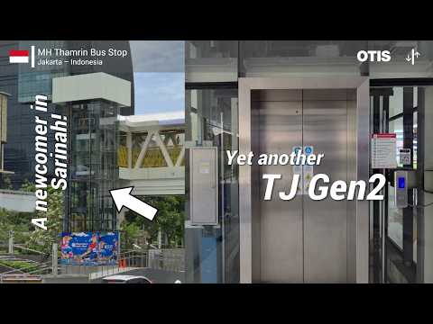 OTIS Gen2 Elevator (and Some Newcomers!) | MH Thamrin Bus Stop, Jakarta, ID