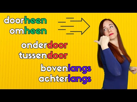 BEWEGINGEN & RICHTINGEN: 20 Nederlandse BIJWOORDEN (NT2  - B1/B2) #learndutchwithkim