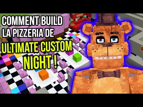 Guillian - Comment build la Pizzeria de Ultimate Custom Night ! ( MINECRAFT )