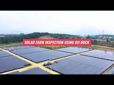 DJI Dock Installation for Solar Farm Inspection