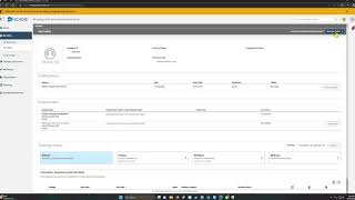 Acadis Personal Info Change