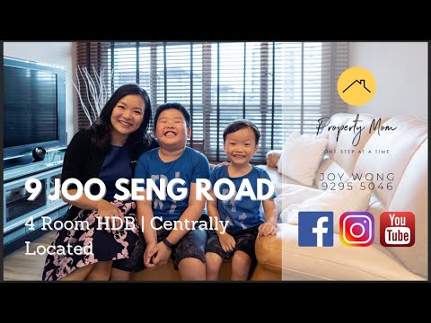 4 room HDB For Sale - 9 Joo Seng Road Home Tour