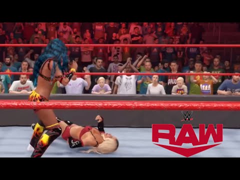 WWE 2K22 - SASHA BANKS VS CARMELLA :  RAW