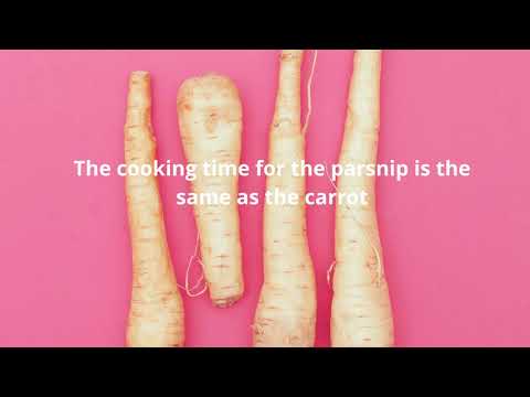 Microwave cooking - carrot and parsnip