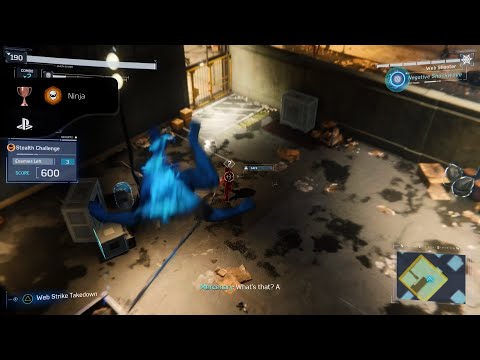 Marvel’s Spider-Man PS4 Trophy Guide – Ninja 🥉🥷🕷️| Get Spectacular in Taskmaster Stealth Challenge 🏆