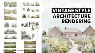 Post Digital Architecture Rendering and Architecture Collage