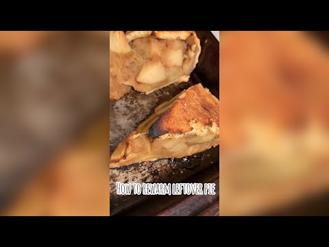 The best way to re-warm frozen or leftover pie! #shorts