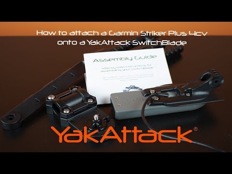 How to attach a Garmin Striker Plus 4cv transducer onto a YakAttack SwitchBlade