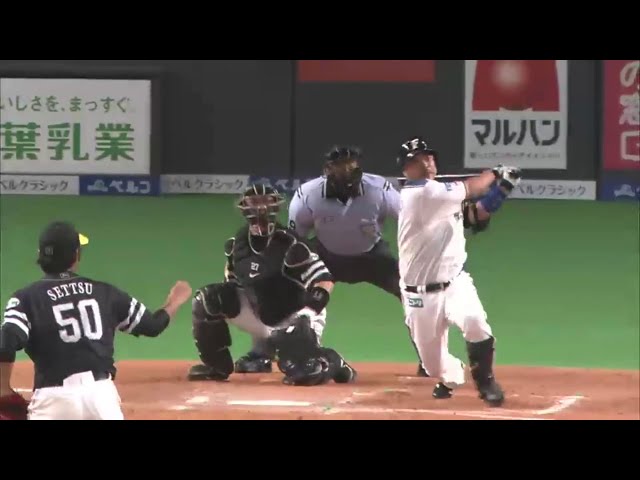 【7回裏】ファイターズ・小谷野が値千金の勝ち越しタイムリー!! 3連続タイムリーで逆転に成功!! 2014/8/1 F-H