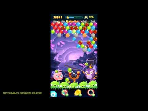 Angry Birds POP Bubble Shooter: Level 73: Walkthrough (3 STARS) HD