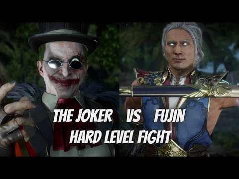 The Joker Vs Fujin - Hard Level Fight | MK 11