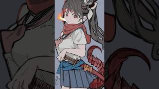 【イラストメイキング】竜狩り🐲を描いてみた#オリジナルキャラ#イラスト #メイキング動画#イラストメイキング#illustration#ショート#shorts